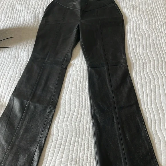 Genuine Harley-Davidson Leather Riding Pants - Picture 5 of 8